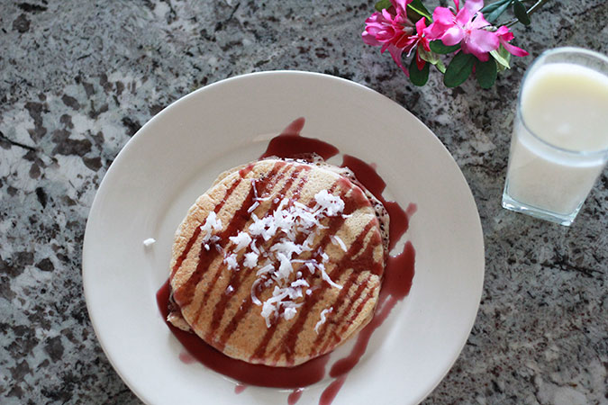 Whole Grain Protein Pancakes