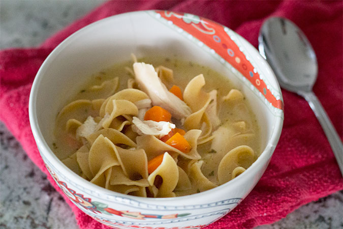 100% Whole Grain Chicken Noodle Soup