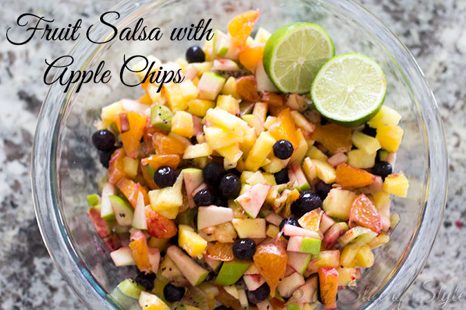 Fruit Salsa with Apple Chips