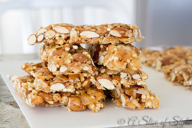 Homemade KIND bars | A Slice of Style