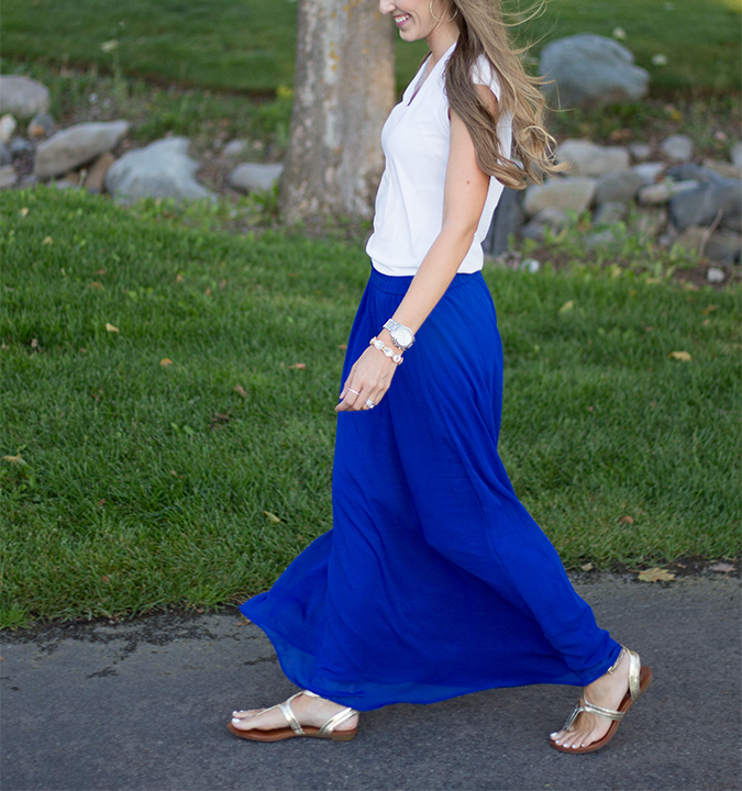 Blue skirt outlet old navy