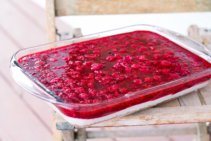 Raspberry Pretzel Jello Salad Recipe