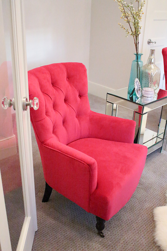 New Fuchsia Chairs in My Living Room! | A Slice of Style