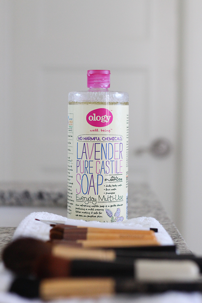 best soap to wash makeup brushes