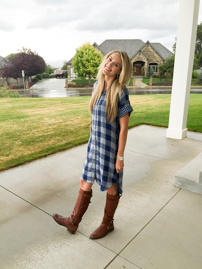 Plaid Shirt Dress Sale! - A Slice of Style