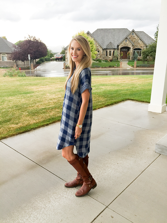 Plaid Shirt Dress Sale! - A Slice of Style