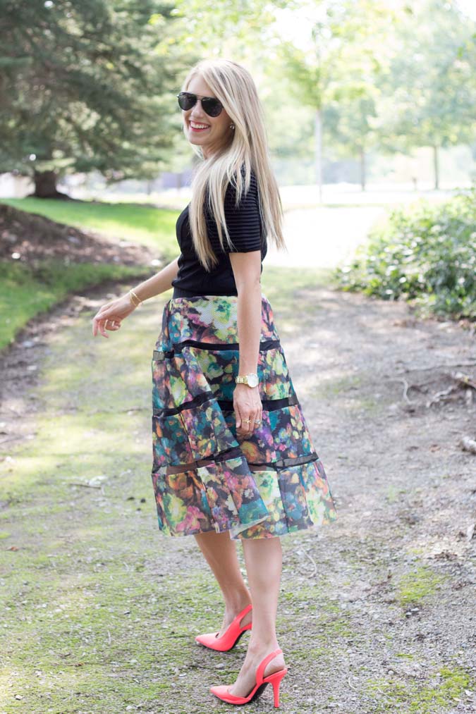 Floral Skirt with Sophie May