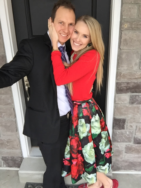 IVF treatment with Neupogen, featured by top Utah lifestyle blog, A Slice of Style: image of a couple smiling coming back from Church,