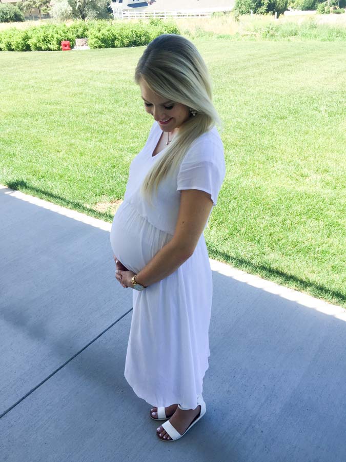 29 Weeks Pregnant with Twins! featured by top US life and style blogger and twins mom, A Slice of Style