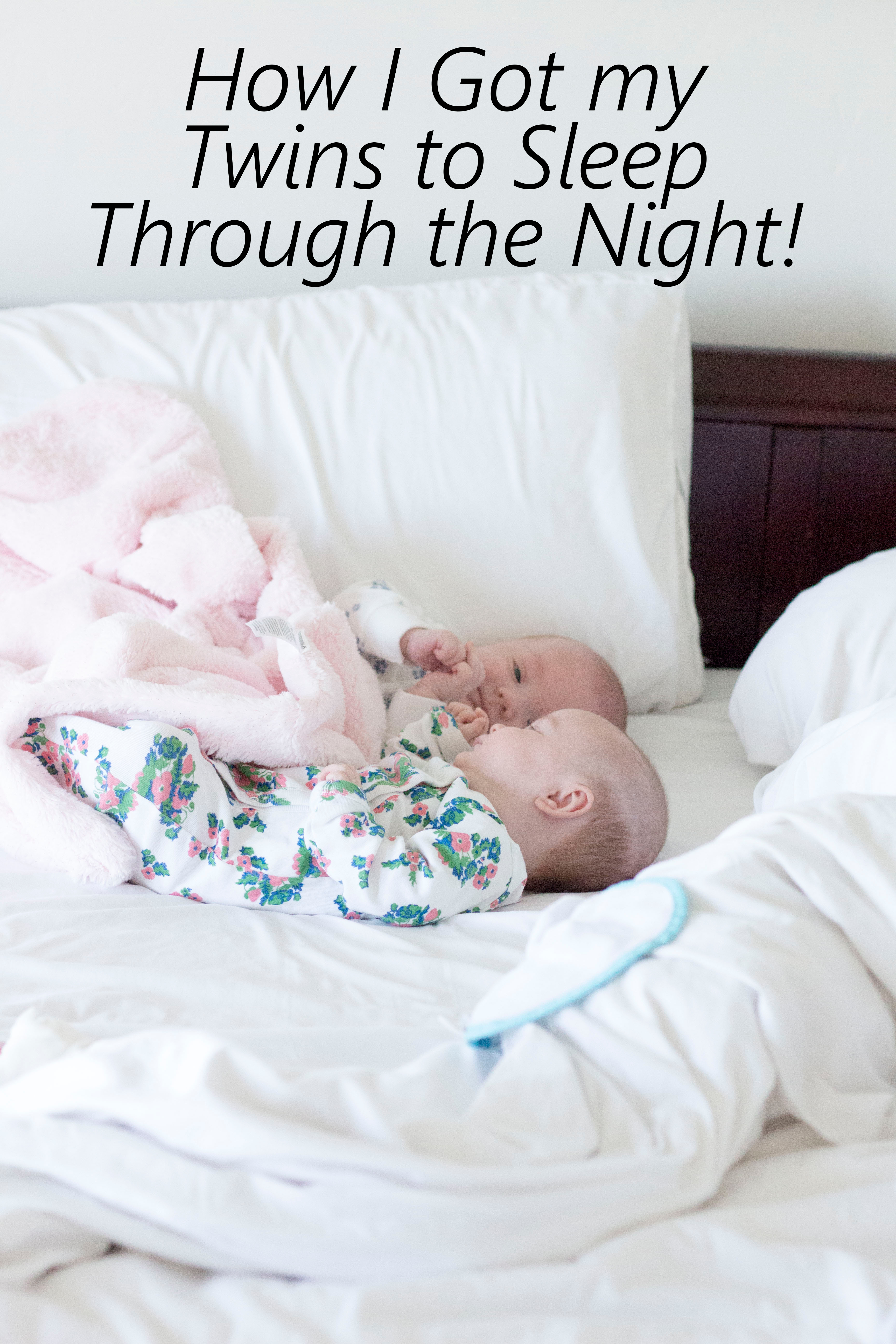 How to Get Twins to Sleep Through the Night