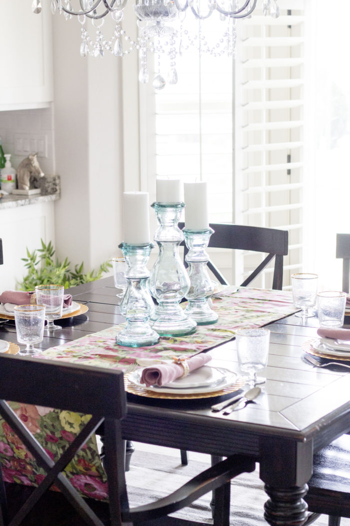 Easter Table Setting featured by top US life and style blog A Slice of Style