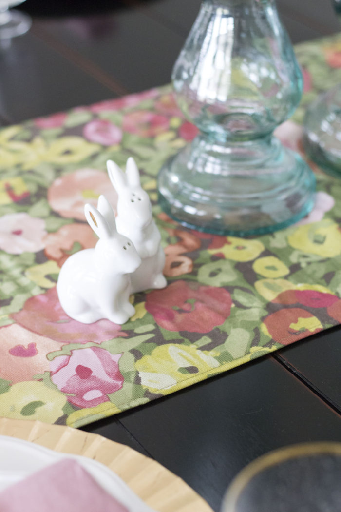 Easter Table Setting featured by top US life and style blog A Slice of Style