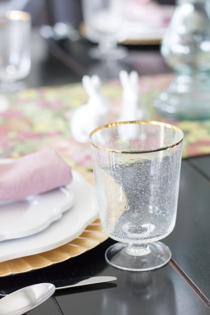 Easter Table Setting featured by top US life and style blog A Slice of Style