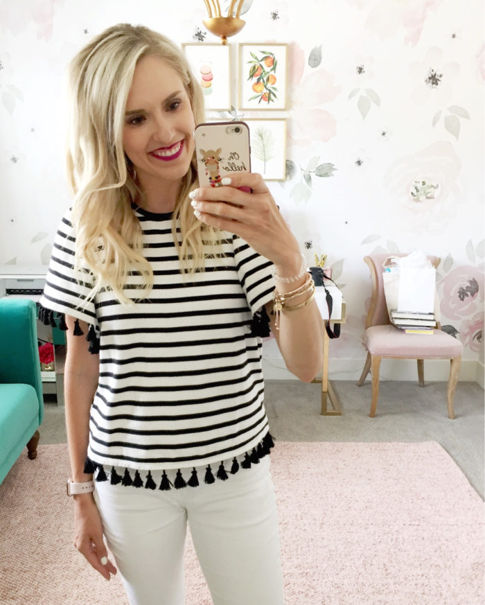 the best striped tees for women