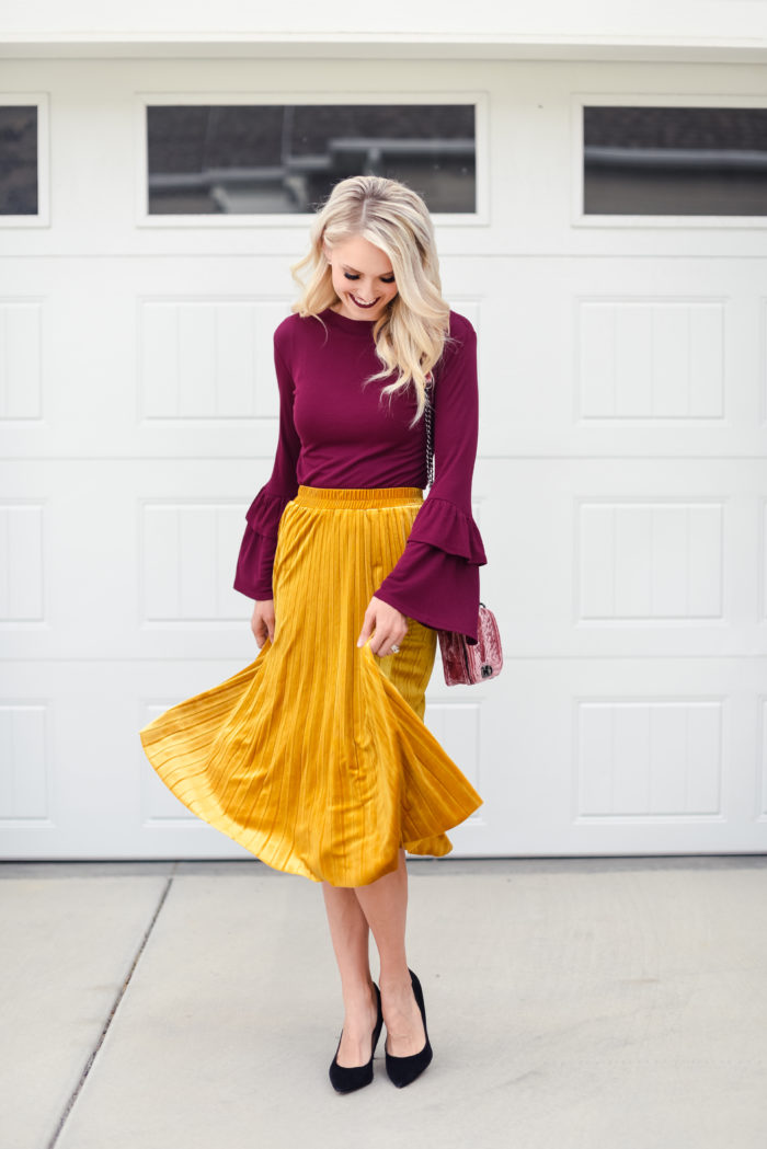 cute fall skirt nordstrom