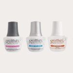 Gelish Terrific Trio Essentials 15 Milliliter Basic Care Soak Off Manicure Gel Nail Polish Kit with Foundation, pH Bond and Top It Off Gel