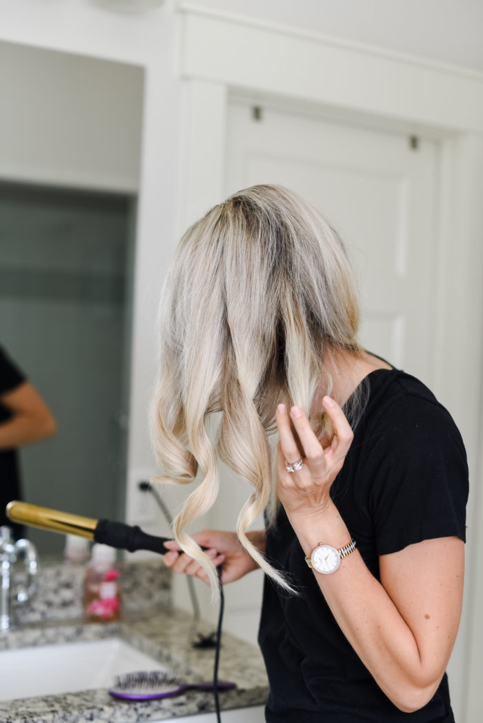 How to Curl Your Long Hair + Add a lot of Body featured by top Utah beauty blog, A Slice of Style