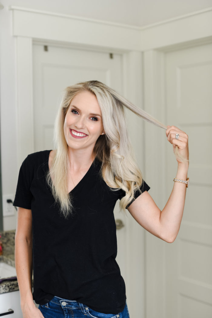 How to Curl Your Long Hair + Add a lot of Body featured by top Utah beauty blog, A Slice of Style