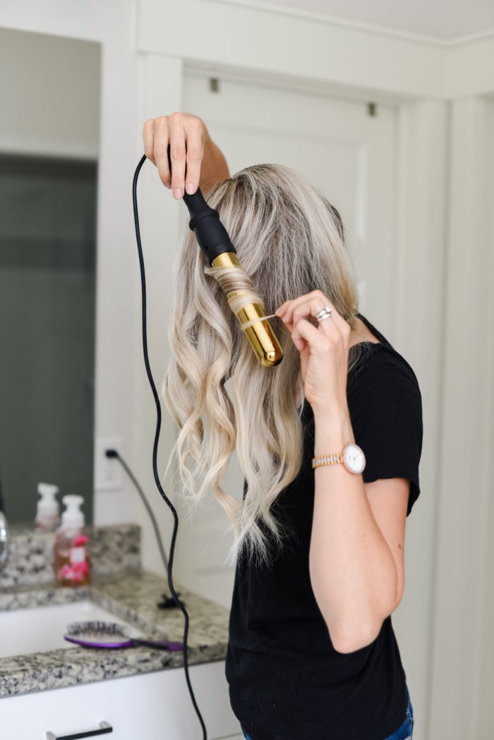 How to Curl Your Long Hair + Add a lot of Body featured by top Utah beauty blog, A Slice of Style