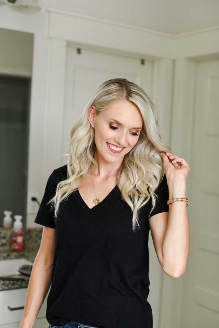 How to Curl Your Long Hair + Add a lot of Body featured by top Utah beauty blog, A Slice of Style