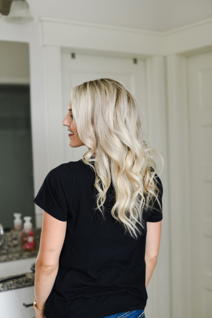 How to Curl Your Long Hair + Add a lot of Body featured by top Utah beauty blog, A Slice of Style