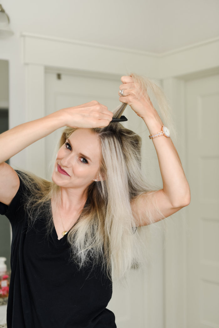 How to Curl Your Long Hair + Add a lot of Body featured by top Utah beauty blog, A Slice of Style