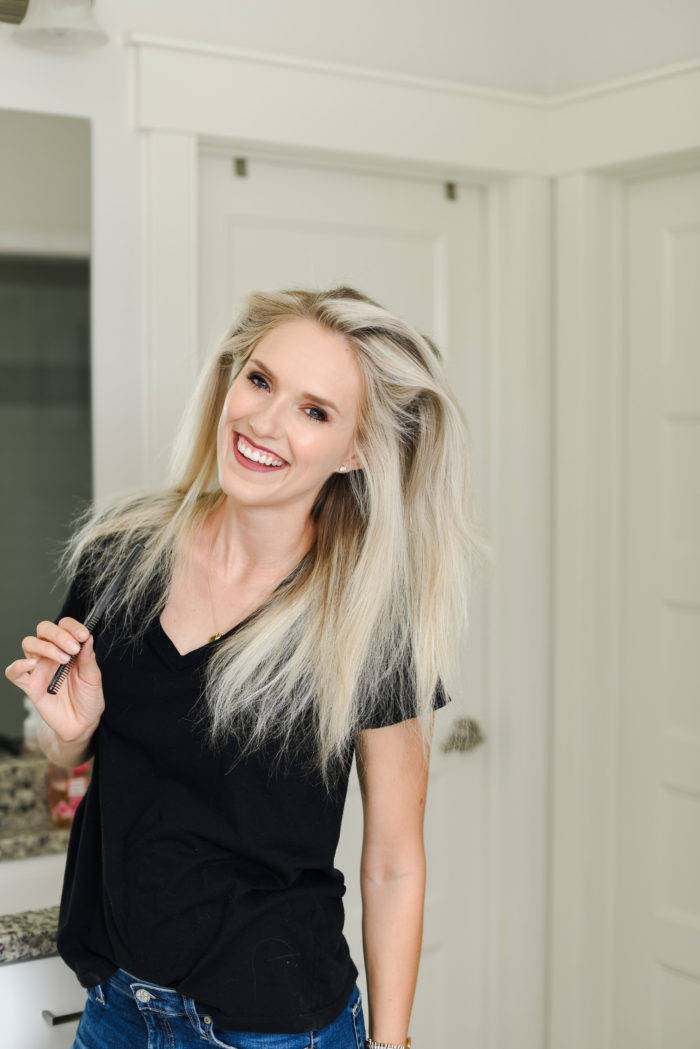 How to Curl Your Long Hair + Add a lot of Body featured by top Utah beauty blog, A Slice of Style