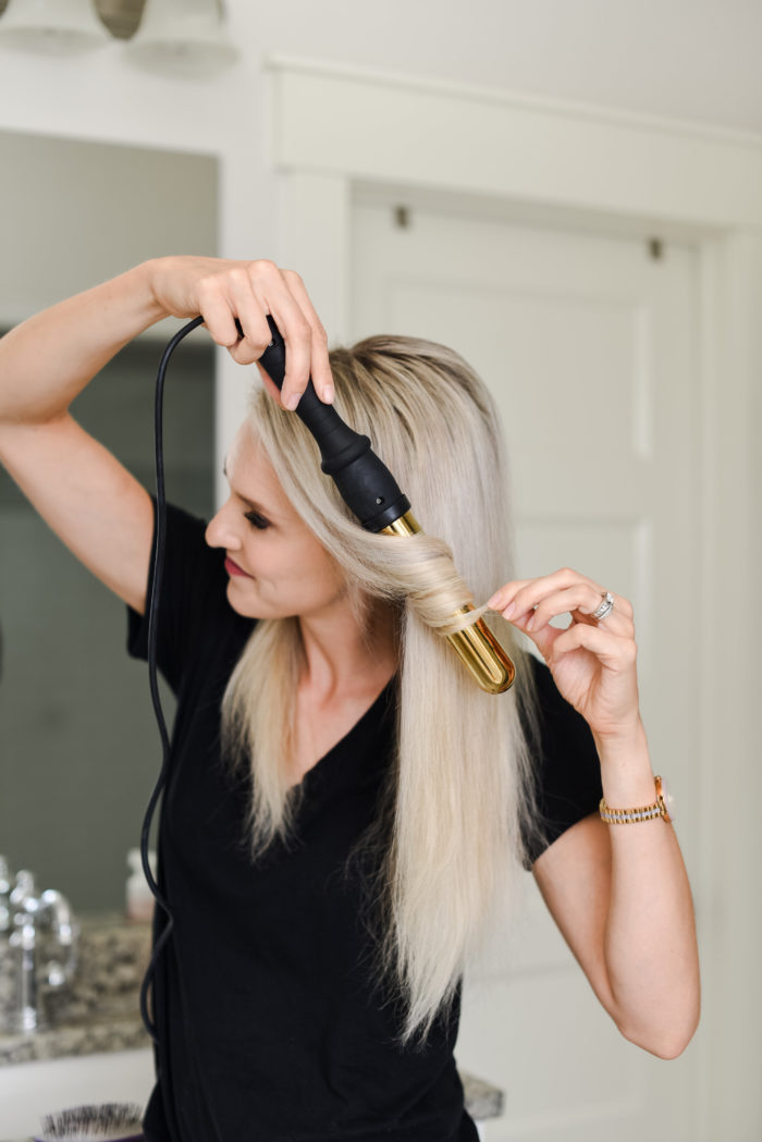 How to Curl Your Long Hair + Add a lot of Body featured by top Utah beauty blog, A Slice of Style