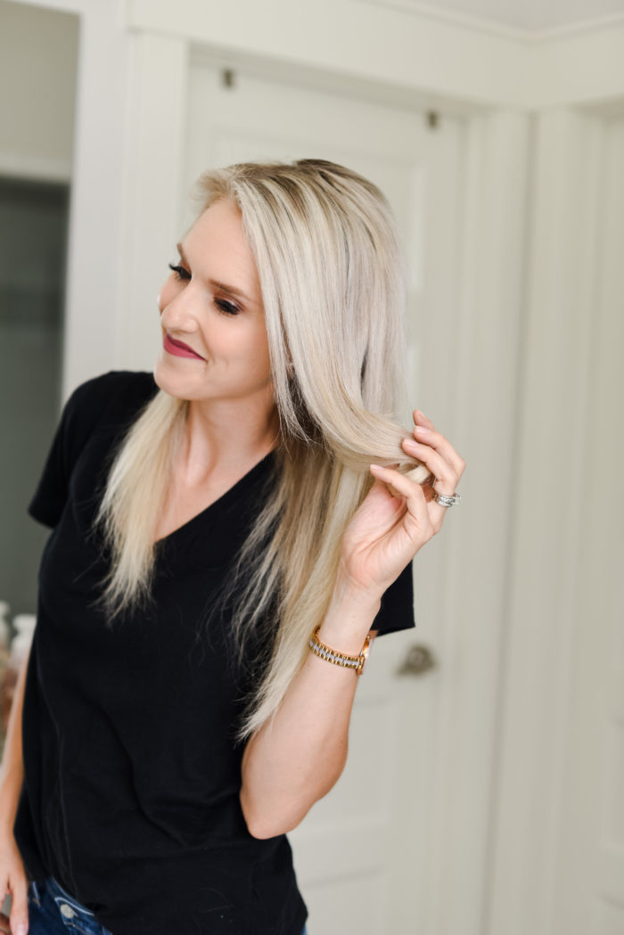 How to Curl Your Long Hair + Add a lot of Body featured by top Utah beauty blog, A Slice of Style