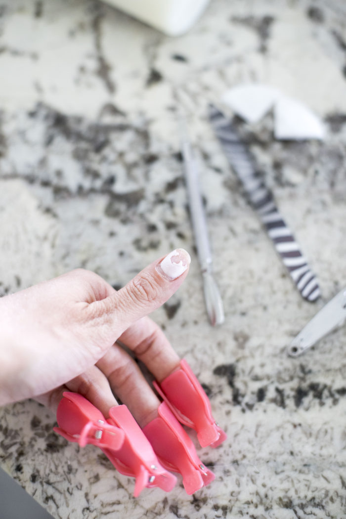 how to do gel nails at home featured by top Utah beauty blog, A Slice of Style: image of nail equipment