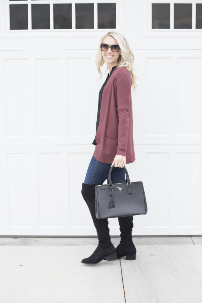 How to Wear Knee-High Boots Plus a Really Great Sweater Sale! - A Slice ...