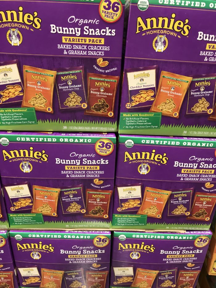 Costco staples and favorites featured by top Utah lifestyle blog, A Slice of Style: image of Annie's snacks