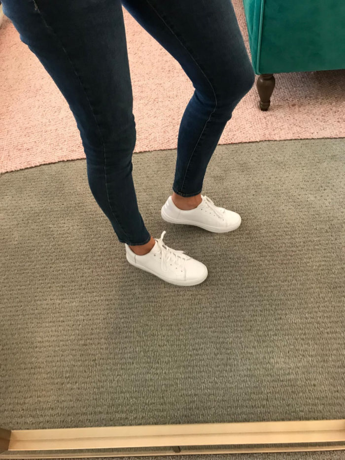 TOMS white sneakers