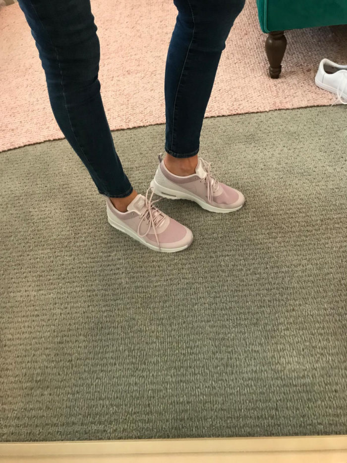 blush Nike shoes