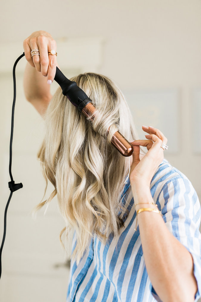 How to curl your hair with 2025 a wand fast