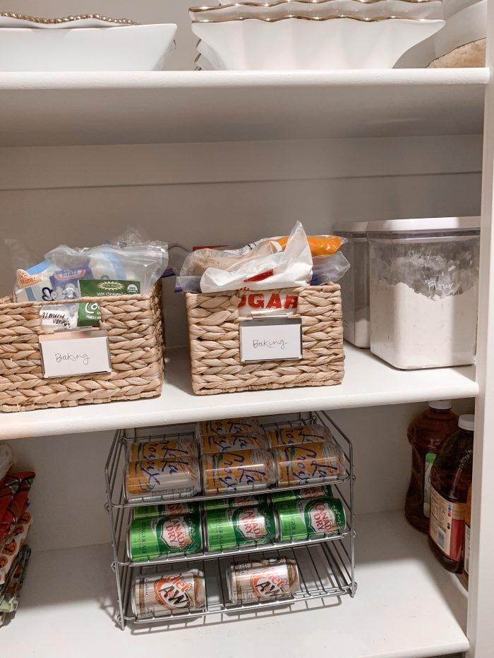 Pantry Organization with The Container Store - The Glamorous Gal