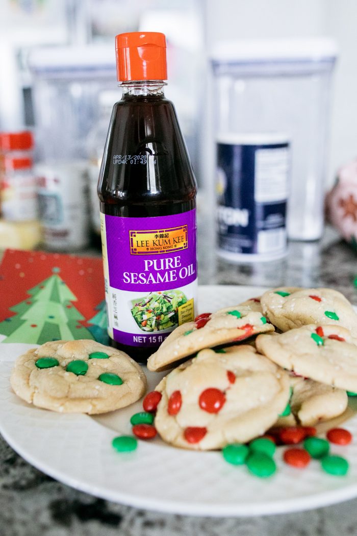 Lee Kum Kee | Savory Sweet Sesame Oil Holiday Cookies Recipe featured by top Utah life and style blog A Slice of Style