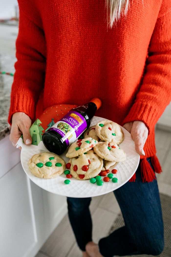 Lee Kum Kee | Savory Sweet Sesame Oil Holiday Cookies Recipe featured by top Utah life and style blog A Slice of Style