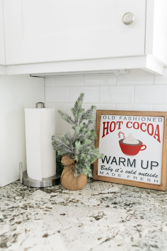 Michael's | Modern Christmas Kitchen Decor with a Vintage Feel featured by top Utah lifestyle blog A Slice of Style