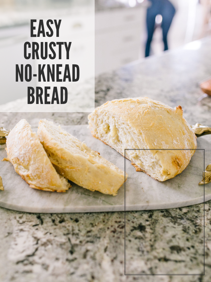 No Knead Artisan Bread Recipe featured by top US lifestyle blog, A Slice of Style