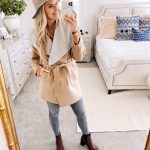 Amazon Fall Fashion Favorites featured by top US life and style blog, A Slice of Style: image of a woman wearing a double face wool coat