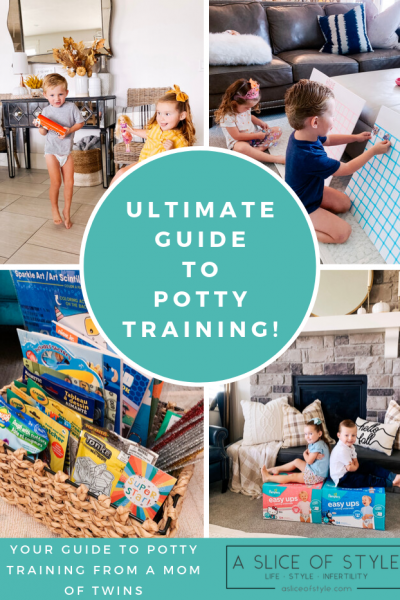 Step by Step Potty Training Guide featured by top US lifestyle blog, A Slice of Style