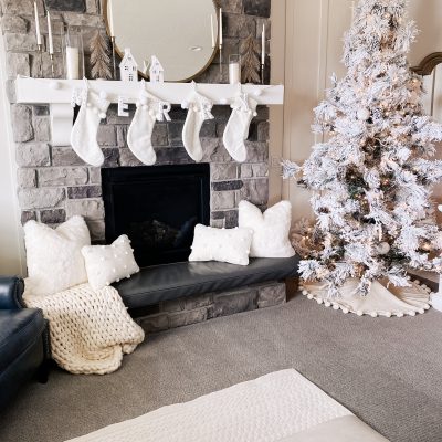 My White Christmas Home Decor: Some Items Under $10!