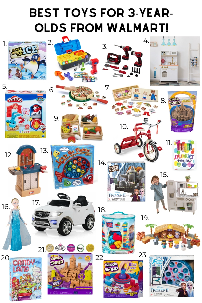 Best Toys for 3 Year Olds from Walmart featured by top US life and style blog, A Slice of Style
