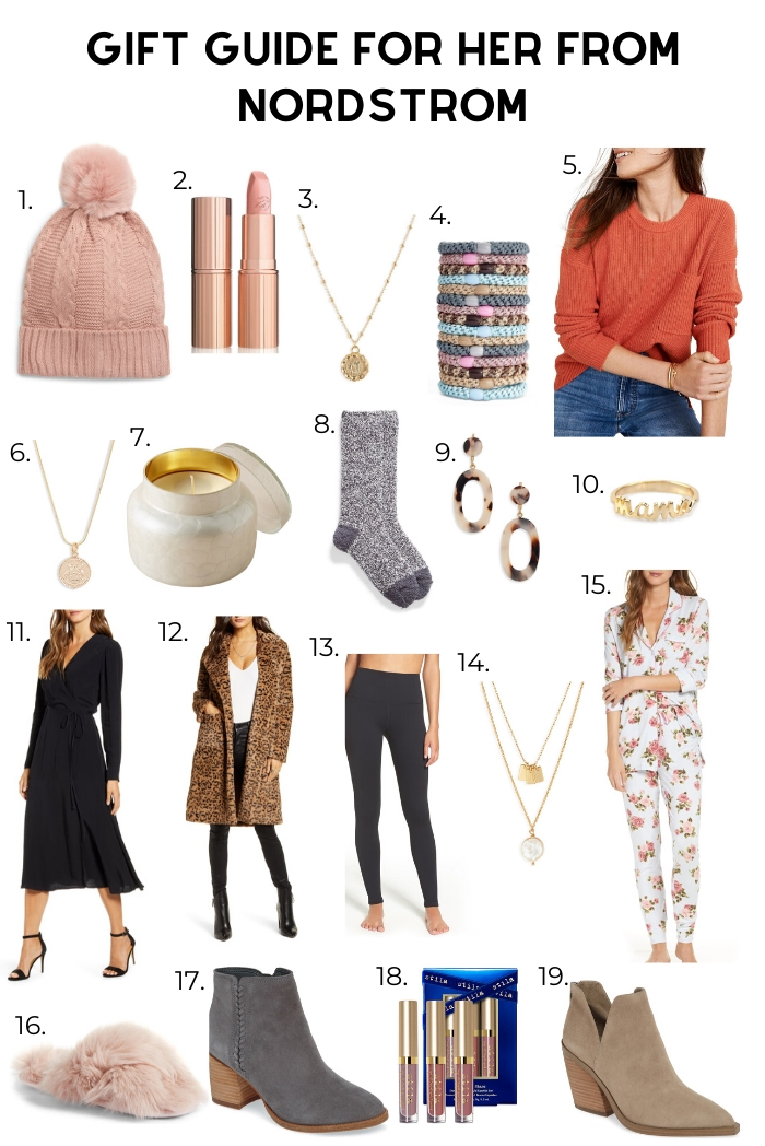 Holiday Gift Guide: Unique Gift Ideas for Her from Nordstrom featured by top US fashion blog, A Slice of Style