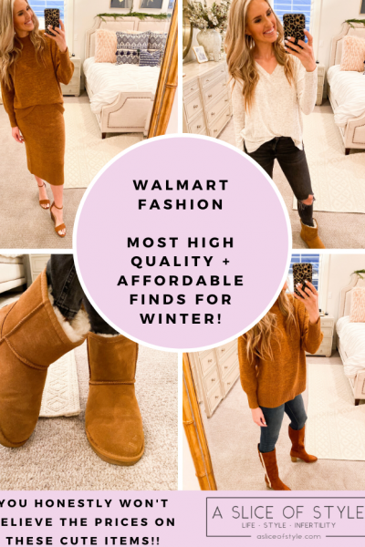 Winter Essentials from Walmart Fashion featured by top US fashion blog, A Slice of Style