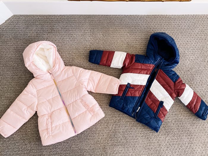 Walmart Fashion January Haul! by popular Utah mom style blog, A Slice of Style: image of Walmart The Children's Place jackets. 