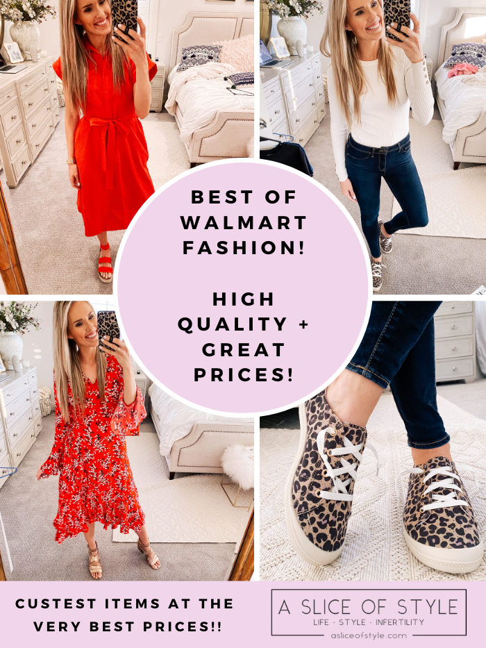 Walmart Fashion Haul for February featured by top Utah mom fashion blog, A Slice of Style.