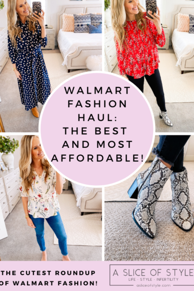 Walmart Fashion Haul for Spring featured by top Utah life and style blog, A Slice of Style.
