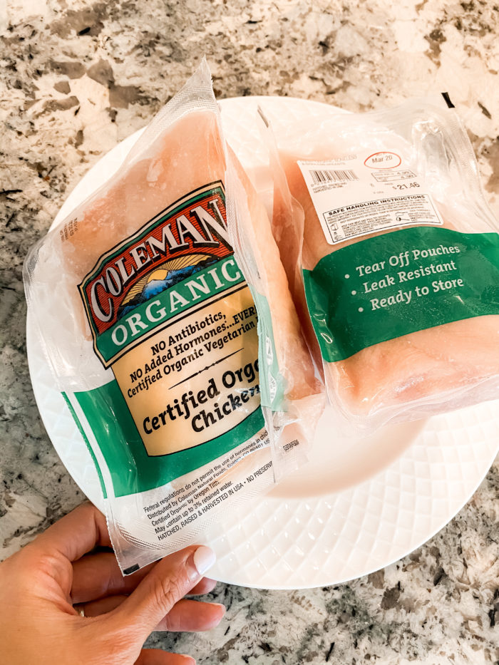 instant pot chicken | Instant Pot Chicken by popular Utah lifestyle blog, A Slice of Style: image of Coleman organic chicken. 